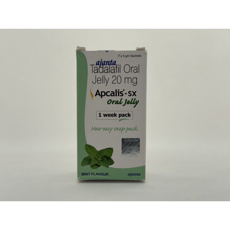 Тадалафіл Желе Apcalis-SX Oral Jelly 20 mg (7 шт.) 🇺🇦