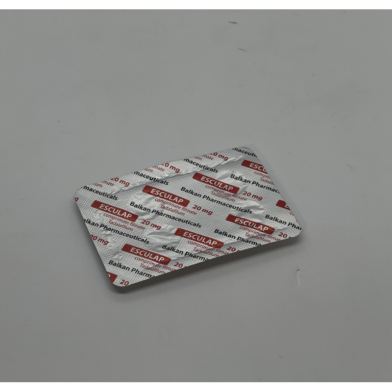Тадалафіл Esculap 20 mg 4 tab Balkanpharmaceuticals 🇺🇦