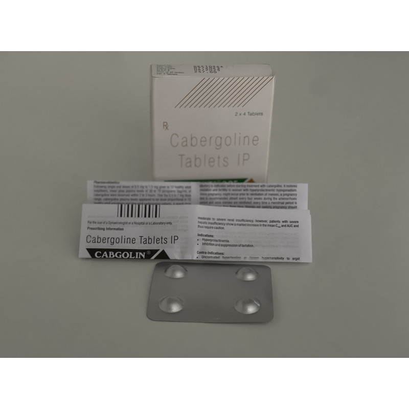 Каберголін CABGOLIN 4 таб 0,25 мг Sun Pharma 🇺🇦