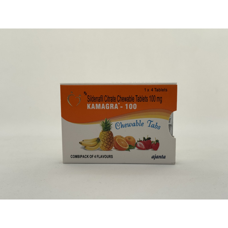 Силденафіл Kamagra-100 Chewable (4 tab) 🇺🇦