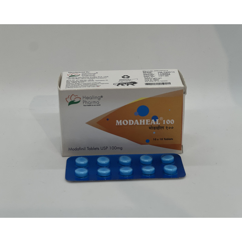 Модафініл Modaheal 100 mg 10 tab Healing Pharma 