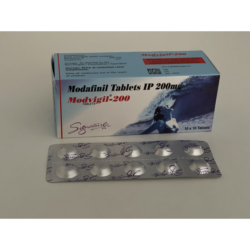 Модафініл Modvigil 200 mg 10 tab Hab Pharmaceuticals 