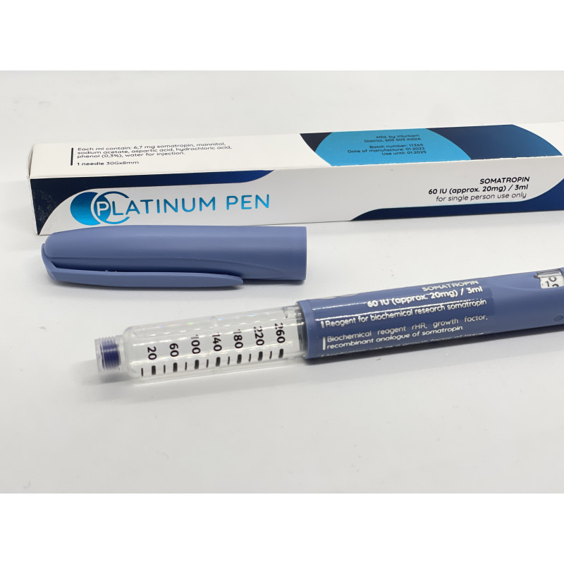 Гормон росту Platinum Pen (Платінум Пен) шприц-ручка 60 МО