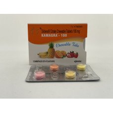 Силденафіл Kamagra-100 Chewable (4 tab) 🇺🇦